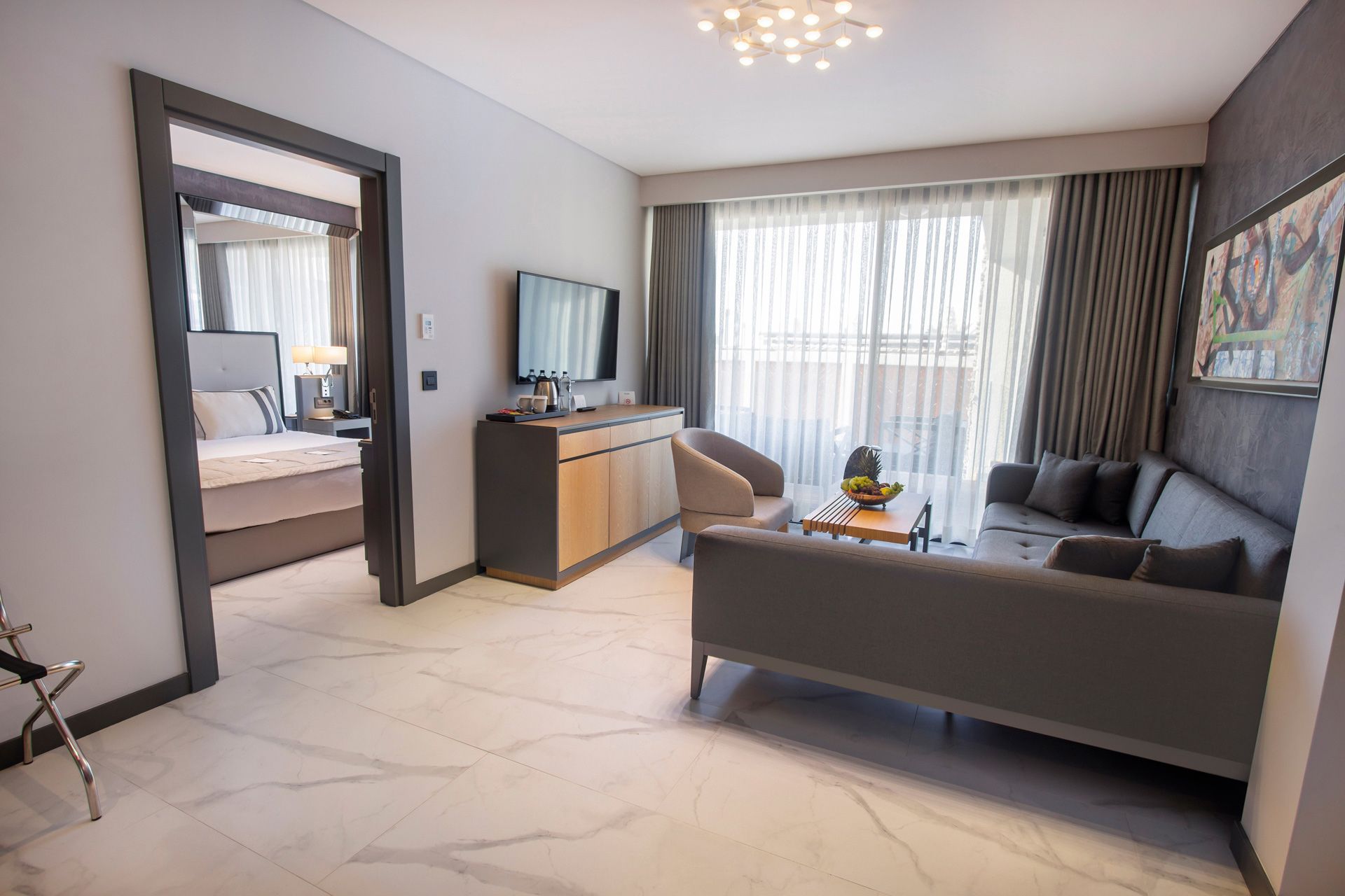 Deluxe Oda, 2 Adet Tek Kişilik Yataklı, Avlu Manzaralı